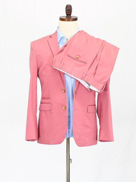 Express Other - Express 36S 30x29 Pink Full Suit 2-Button Solid R860